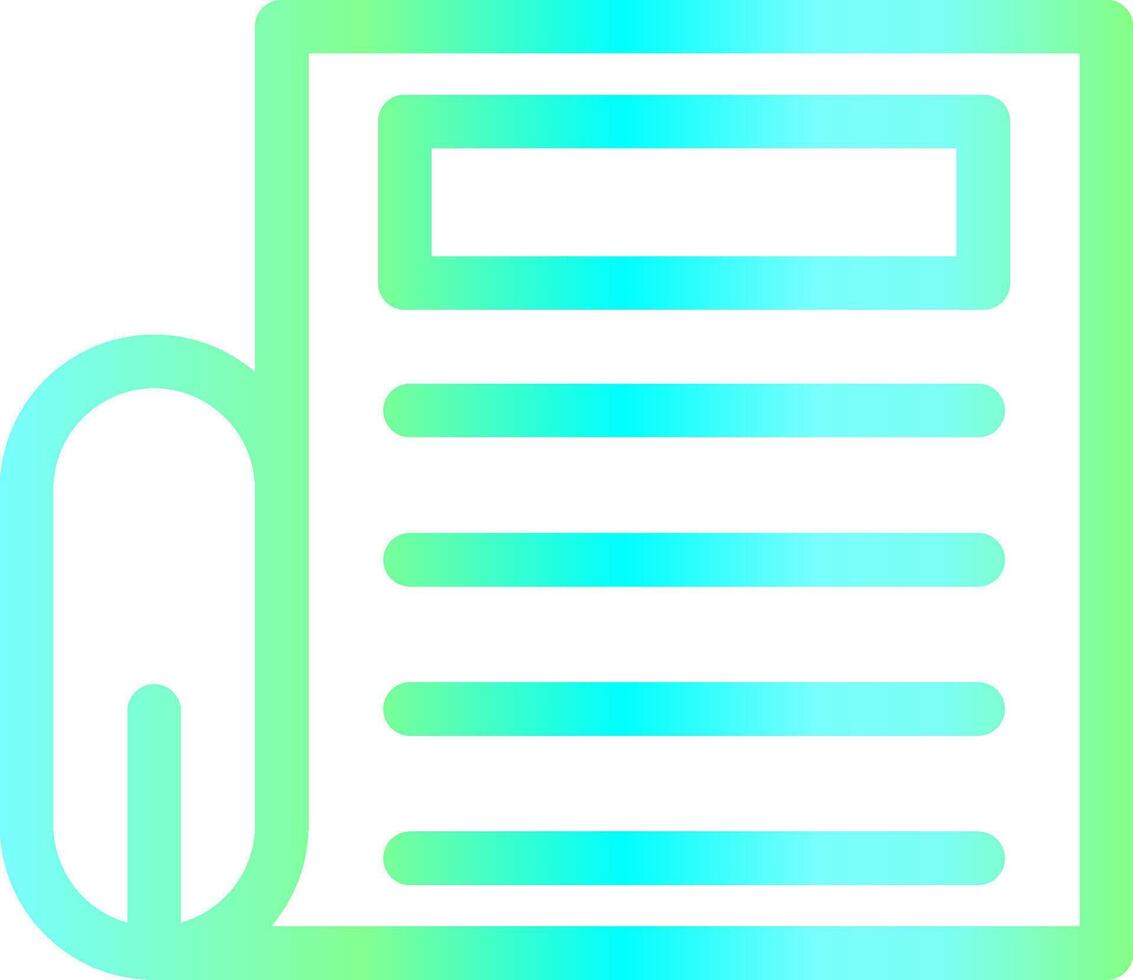 krant- creatief icoon ontwerp vector
