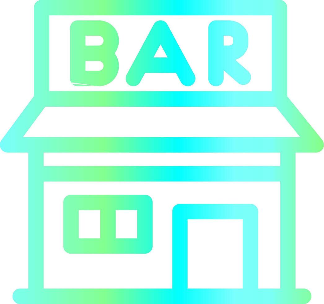 bar creatief icoon ontwerp vector