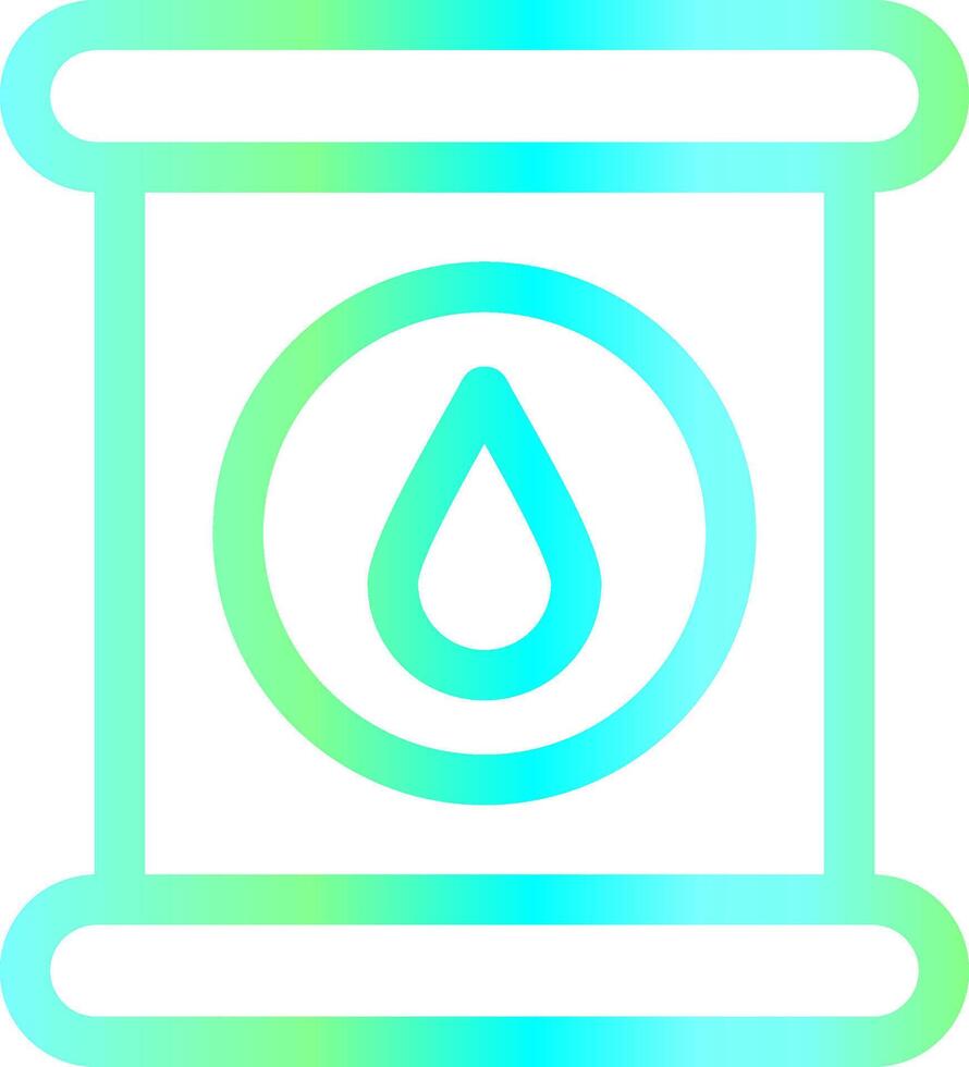 verspilling olie creatief icoon ontwerp vector