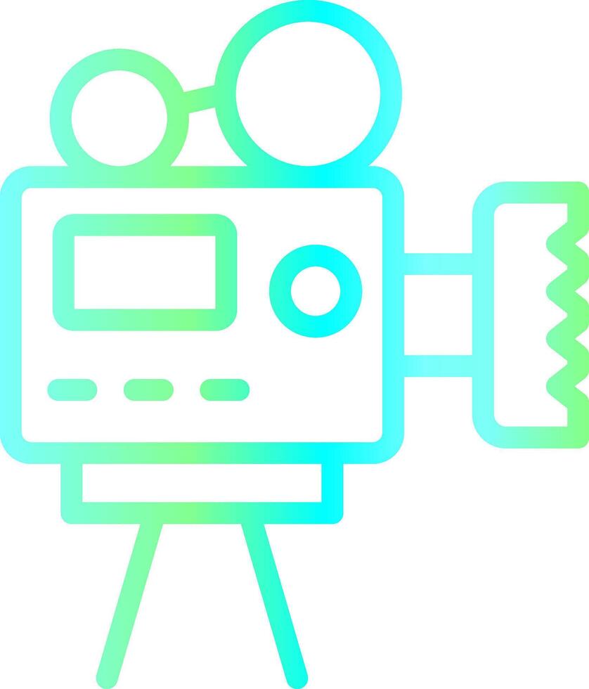 video camera creatief icoon ontwerp vector