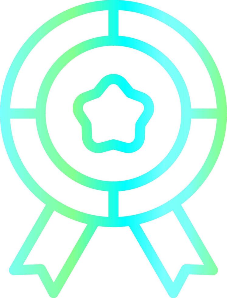 medaille prijs creatief icoon ontwerp vector