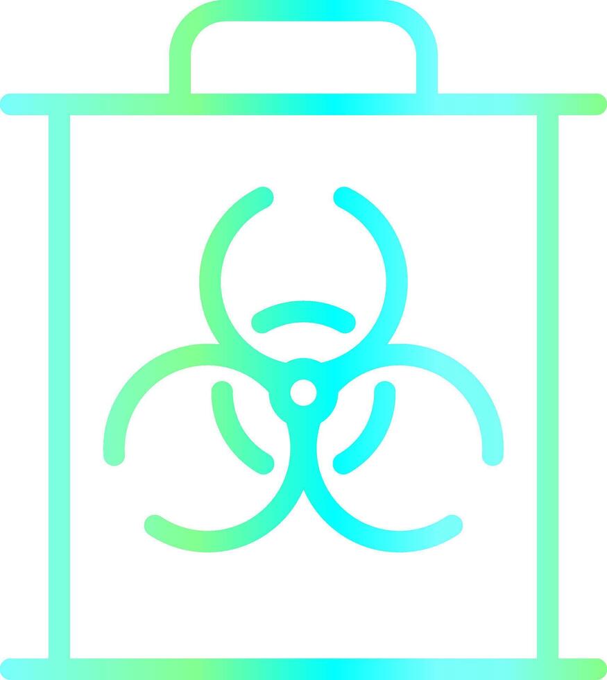 biohazard creatief icoon ontwerp vector