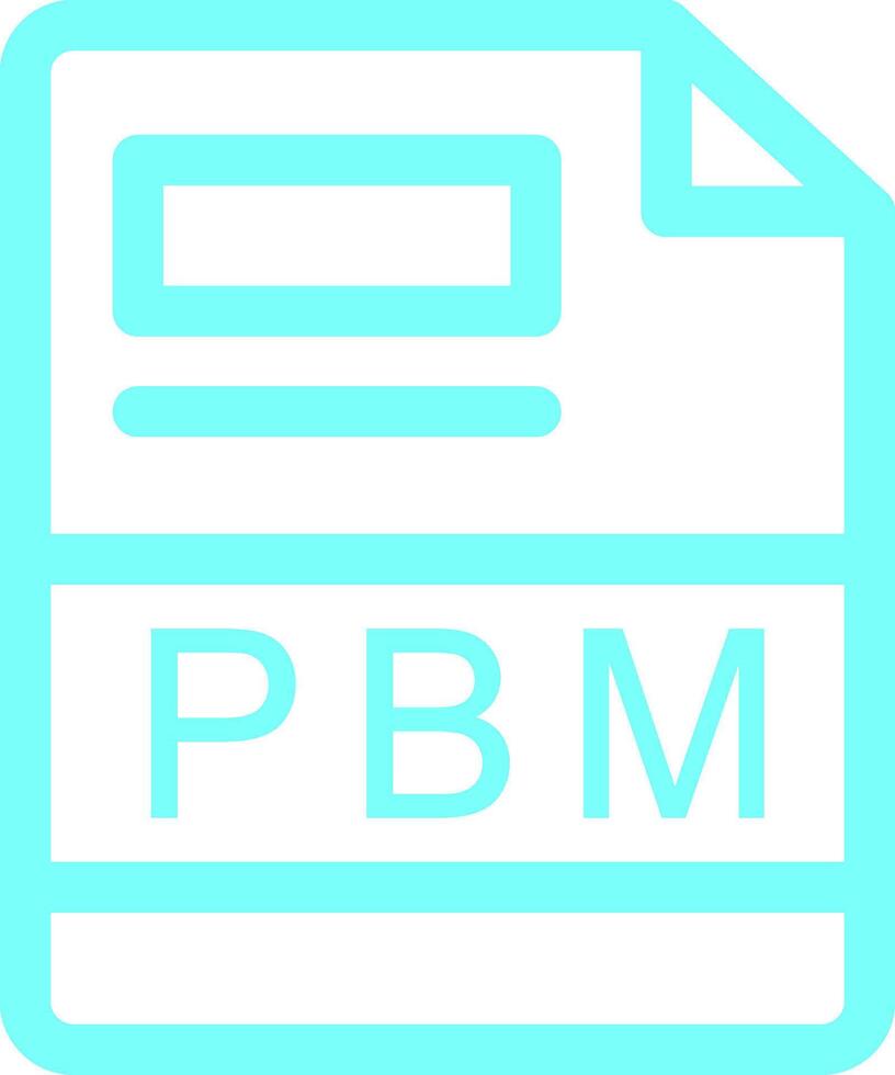 pbm creatief icoon ontwerp vector