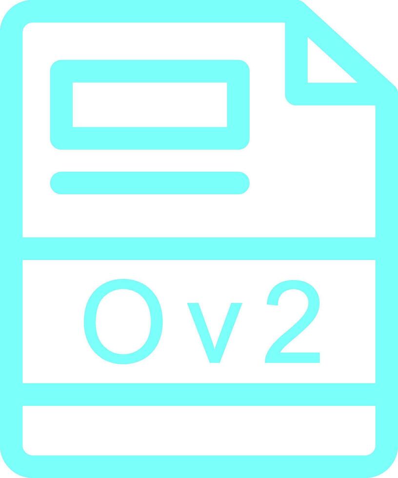 ov2 creatief icoon ontwerp vector