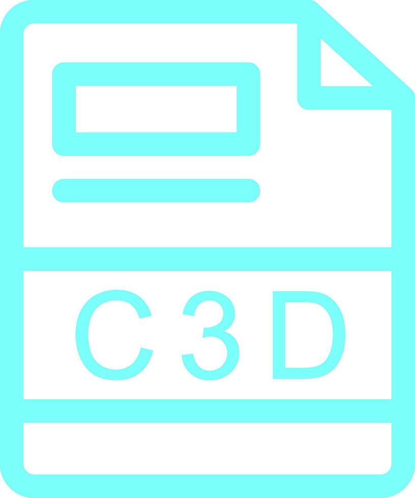 c3d creatief icoon ontwerp vector