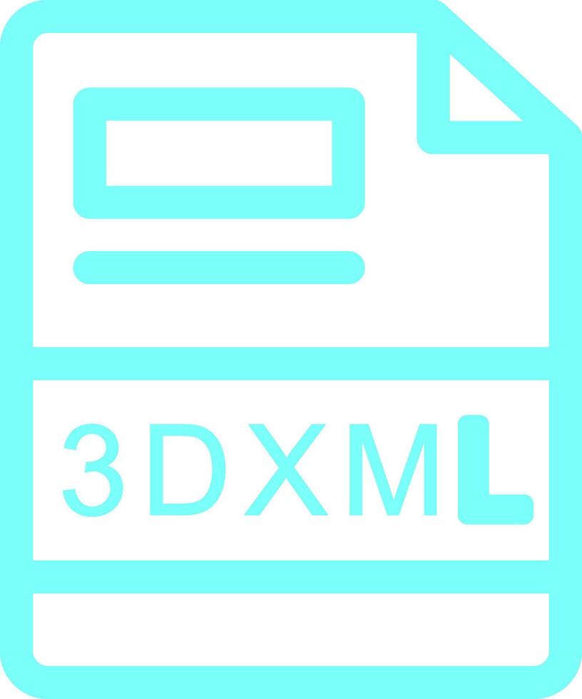 3dxml creatief icoon ontwerp vector