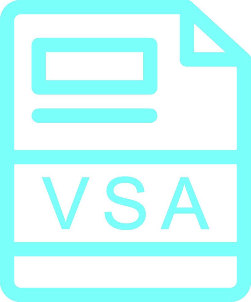 vsa creatief icoon ontwerp vector