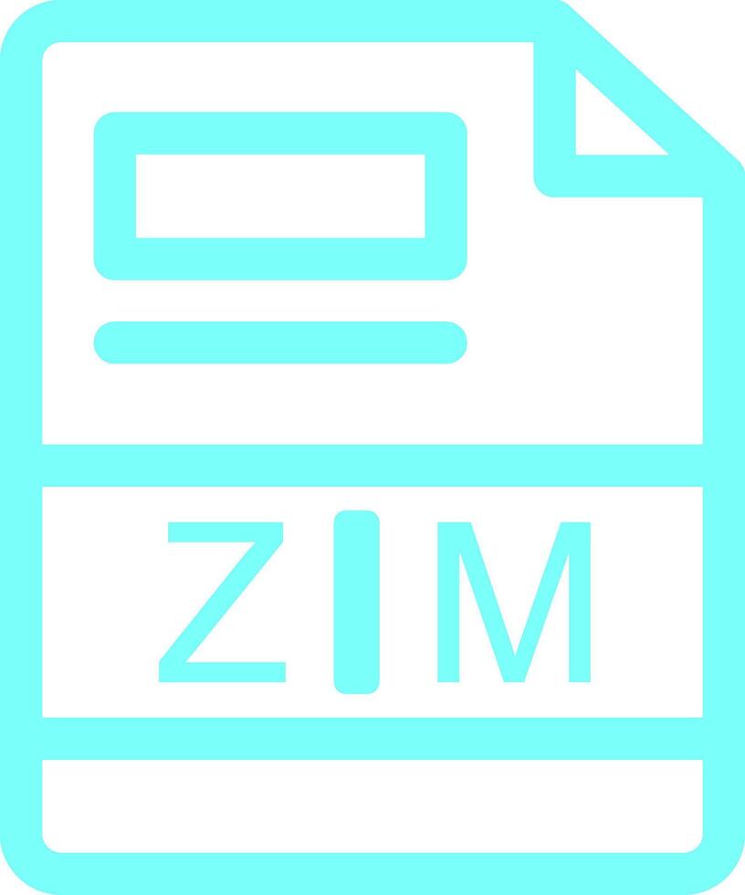 zim creatief icoon ontwerp vector