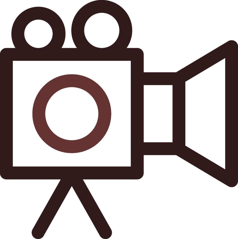 video camera creatief icoon ontwerp vector