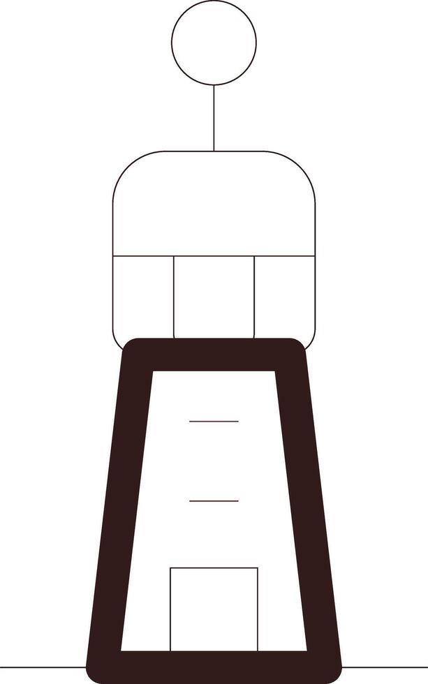 vuurtoren creatief icoon ontwerp vector