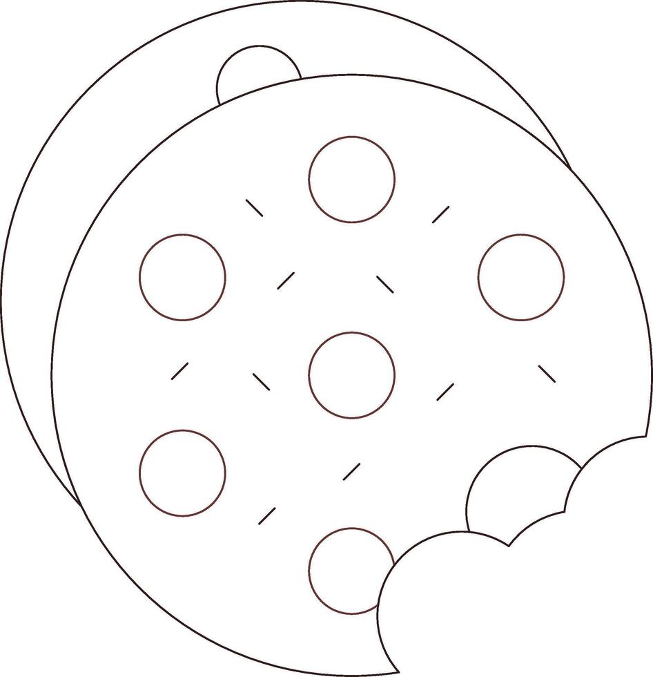 biscuit creatief icoon ontwerp vector