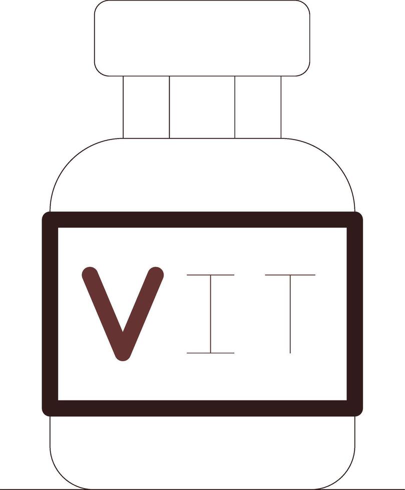 vitamines creatief icoon ontwerp vector