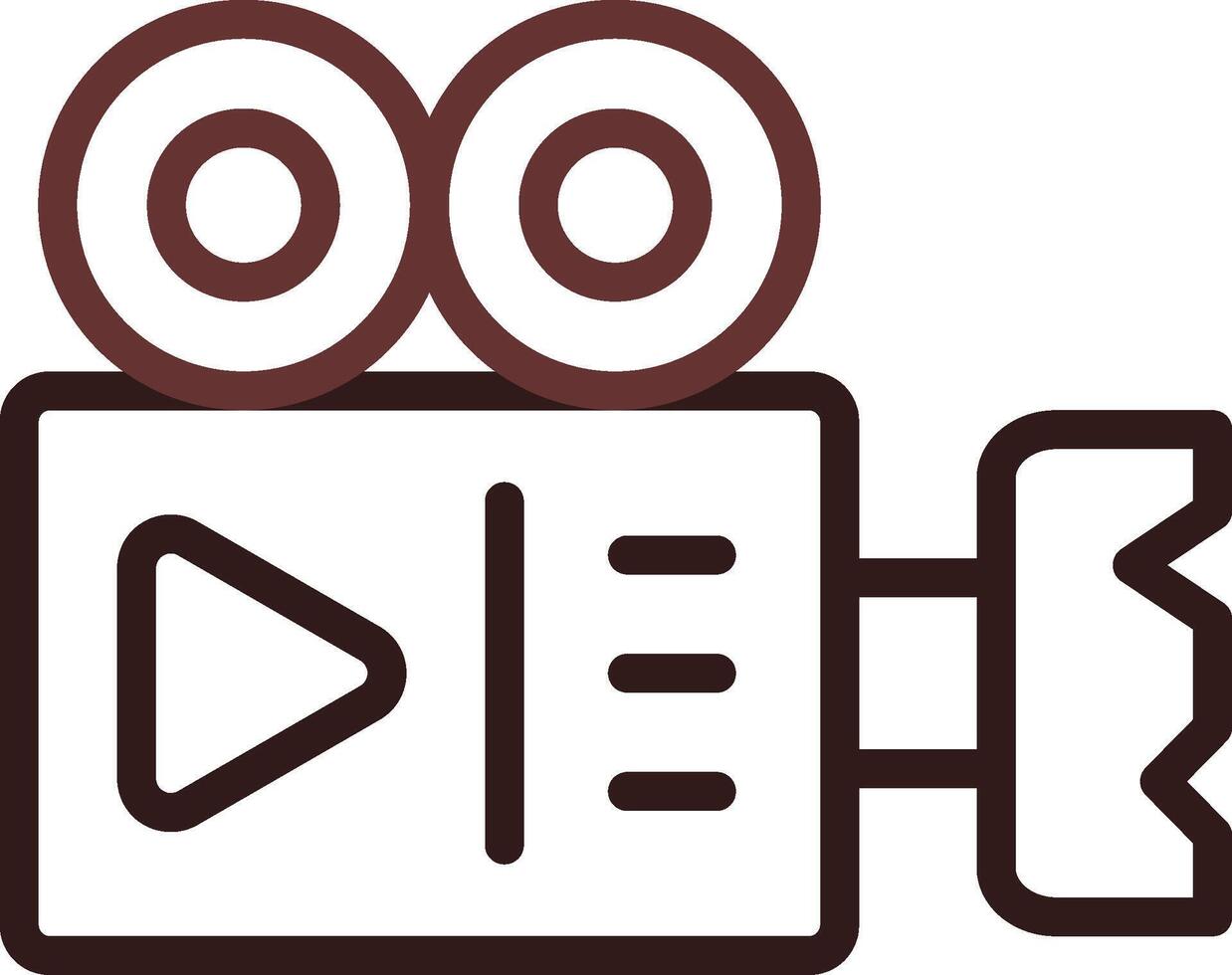 video camera creatief icoon ontwerp vector