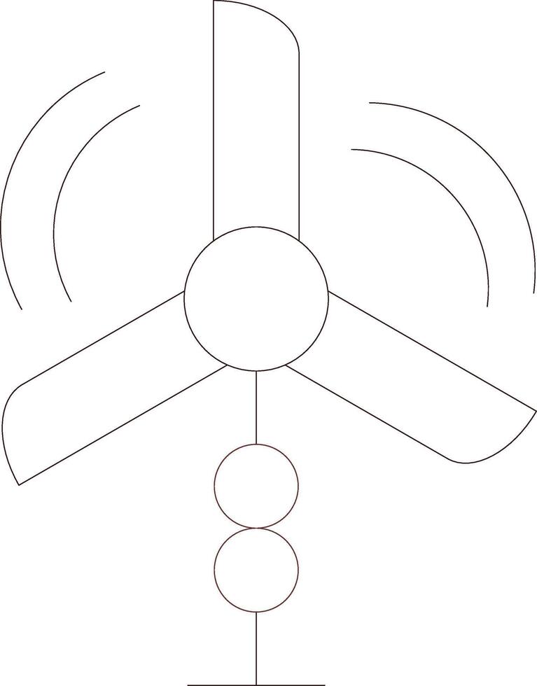 windmolen creatief icoon ontwerp vector