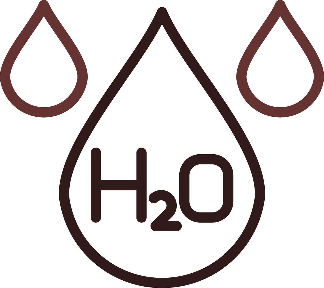 h2o creatief icoon ontwerp vector