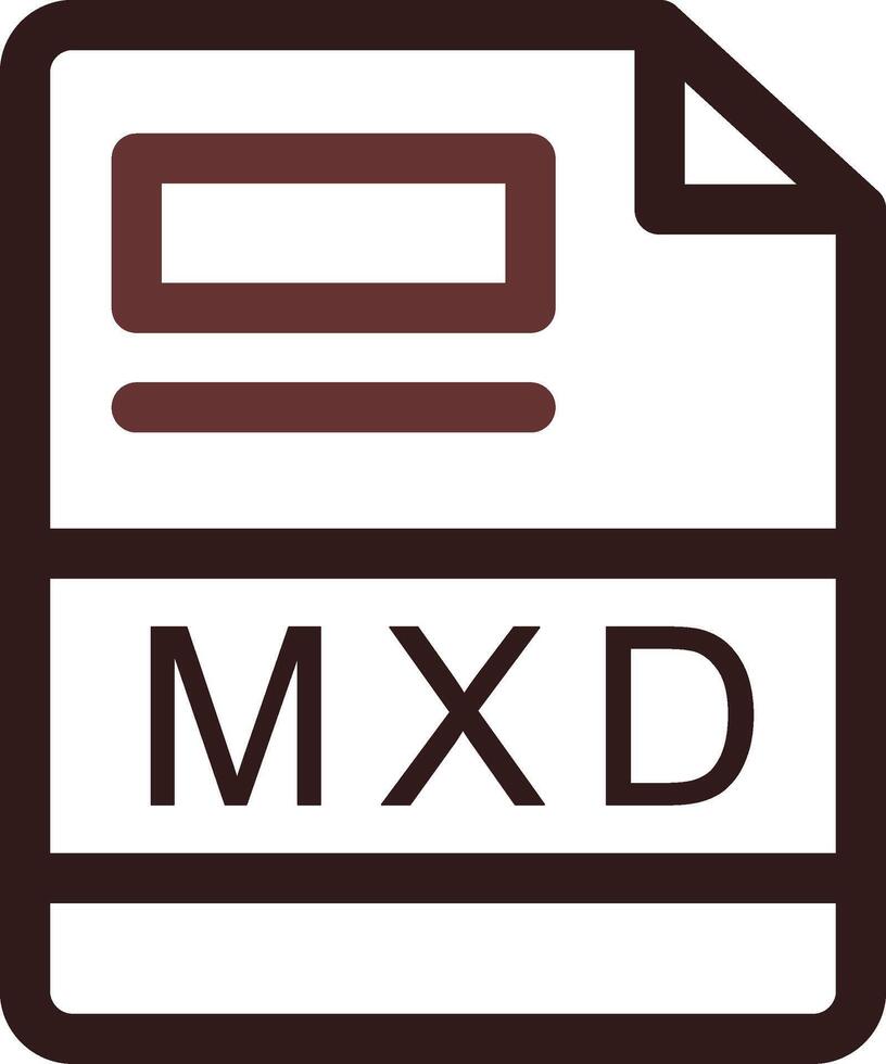 mxd creatief icoon ontwerp vector