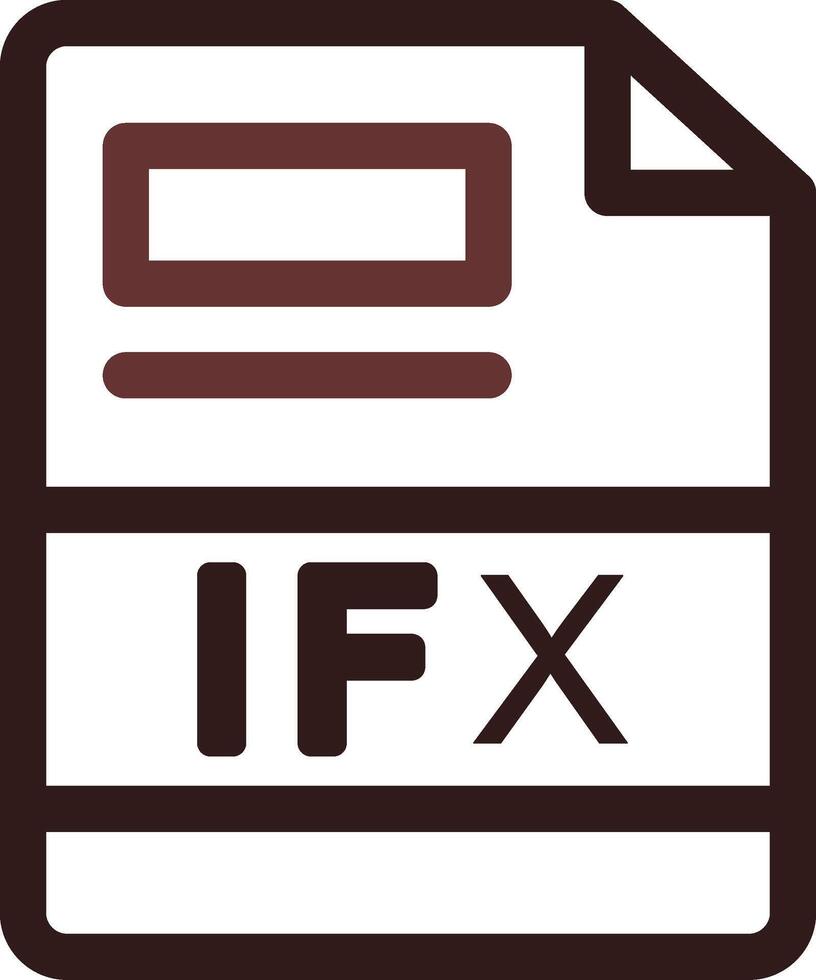 ifx creatief icoon ontwerp vector