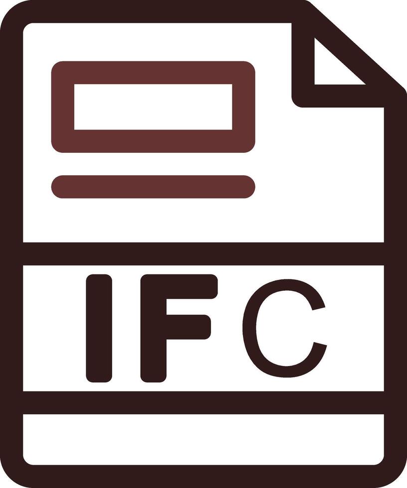 ifc creatief icoon ontwerp vector