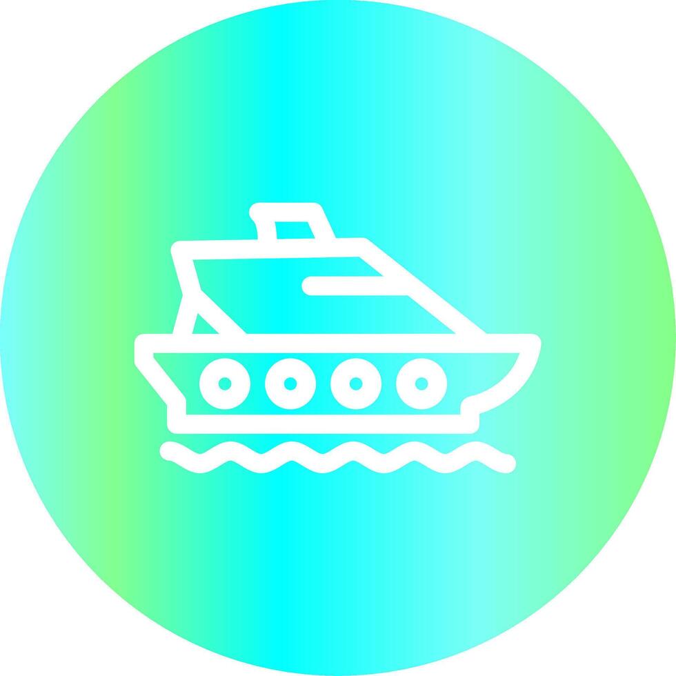 schip creatief icoon ontwerp vector