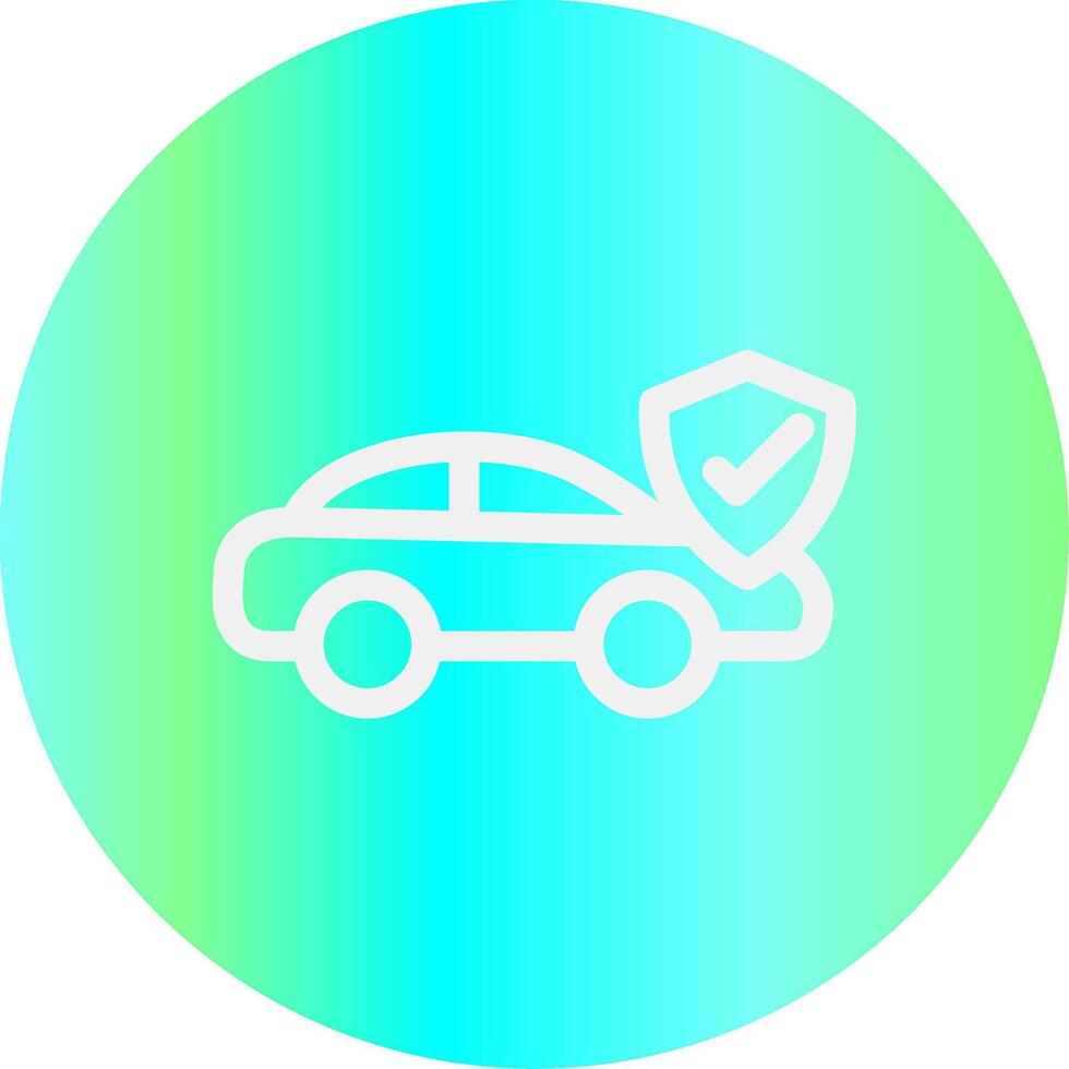 auto verzekering creatief icoon ontwerp vector