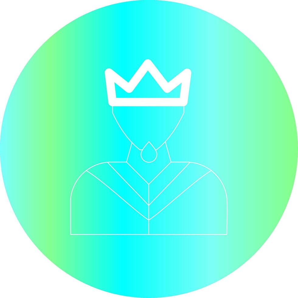 koning creatief icoon ontwerp vector