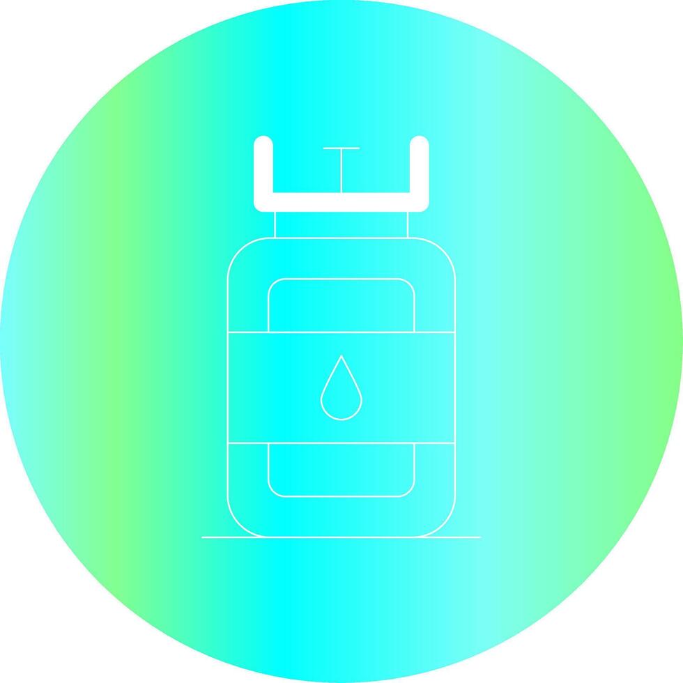 gas- cilinder creatief icoon ontwerp vector