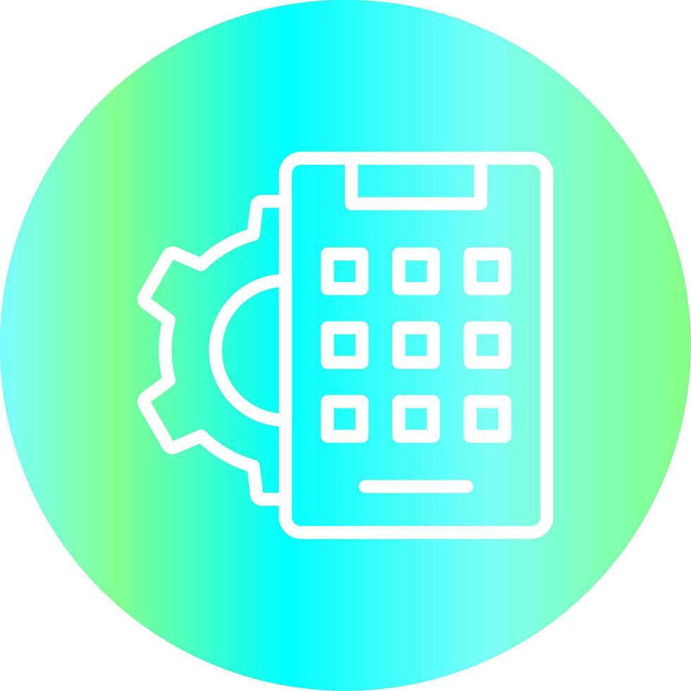 app creatief icoon ontwerp vector