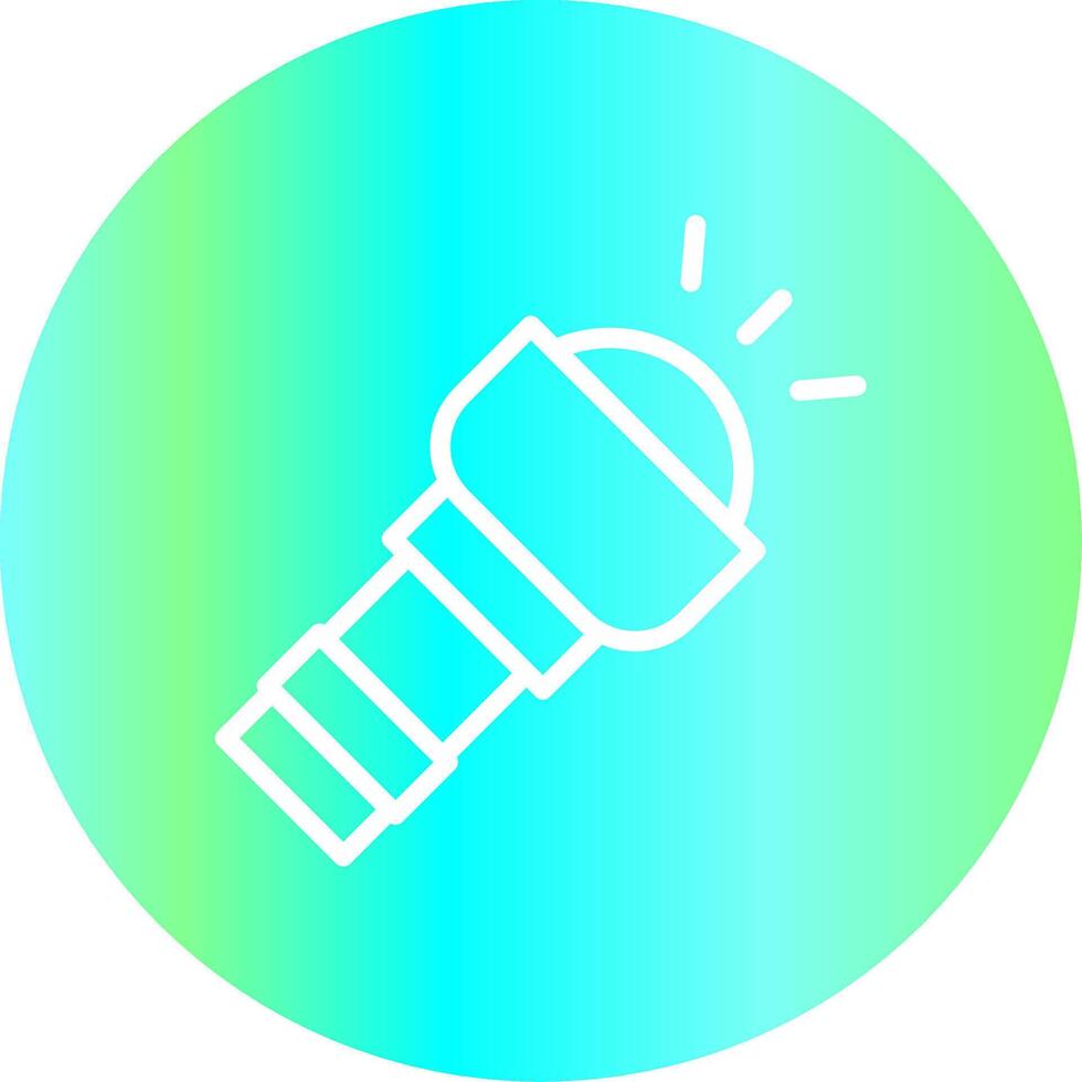 zaklamp creatief icoon ontwerp vector