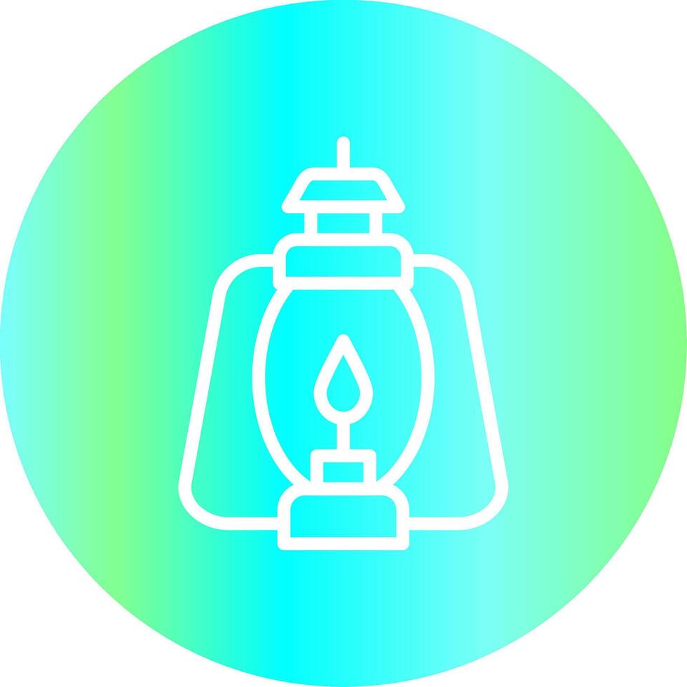 lantaarn creatief icoon ontwerp vector
