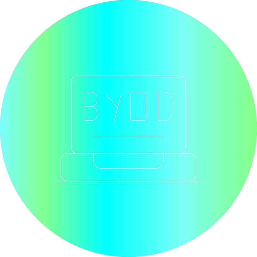 byod tour creatief icoon ontwerp vector