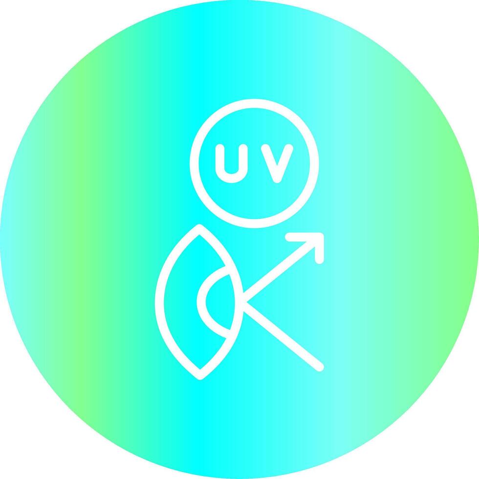 blauw licht bescherming creatief icoon ontwerp vector
