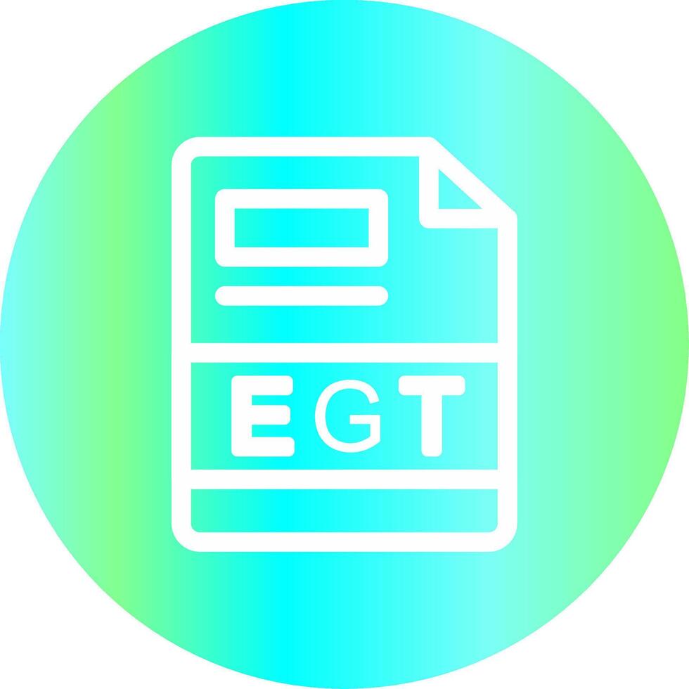 egt creatief icoon ontwerp vector