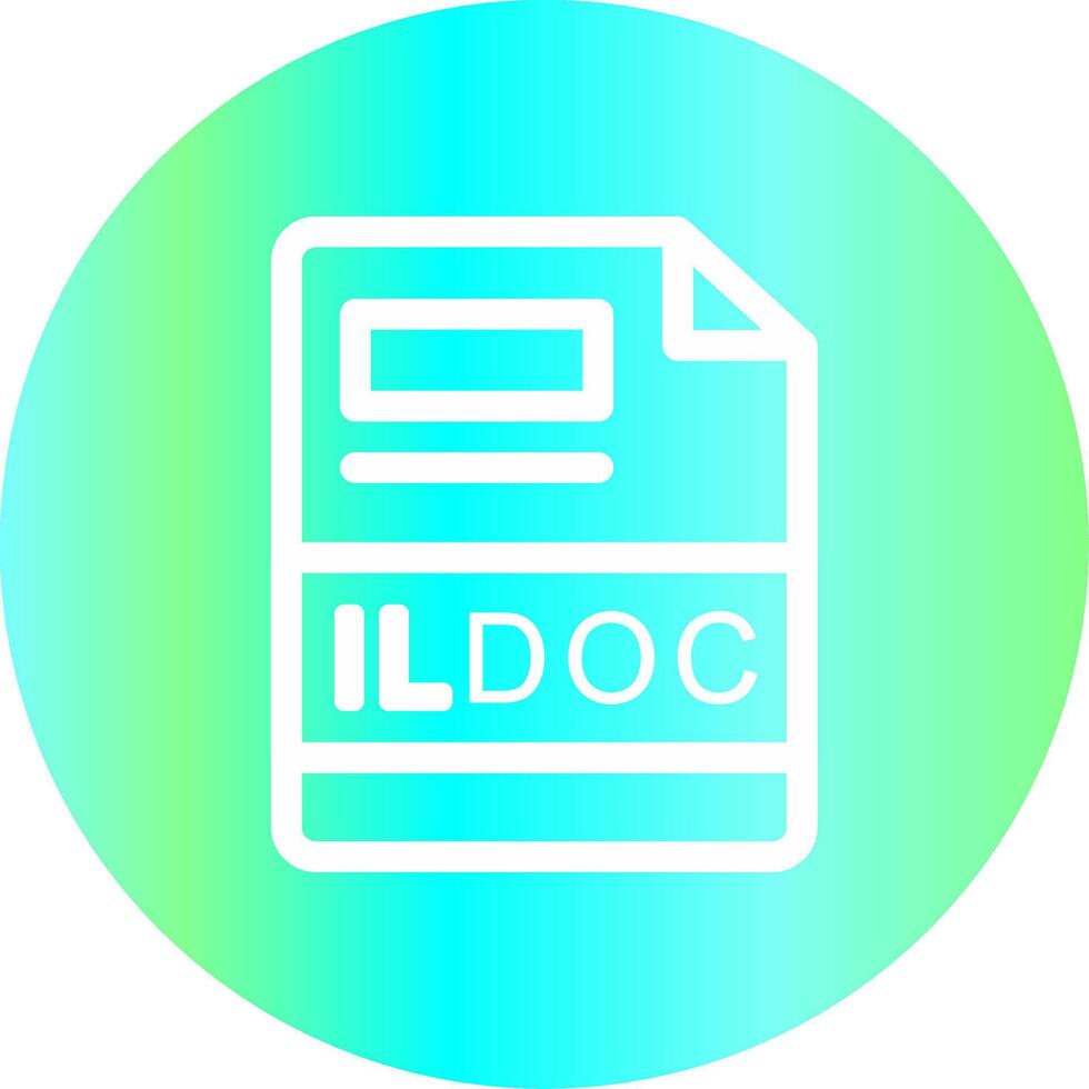 ildoc creatief icoon ontwerp vector