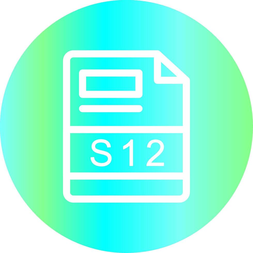 s12 creatief icoon ontwerp vector