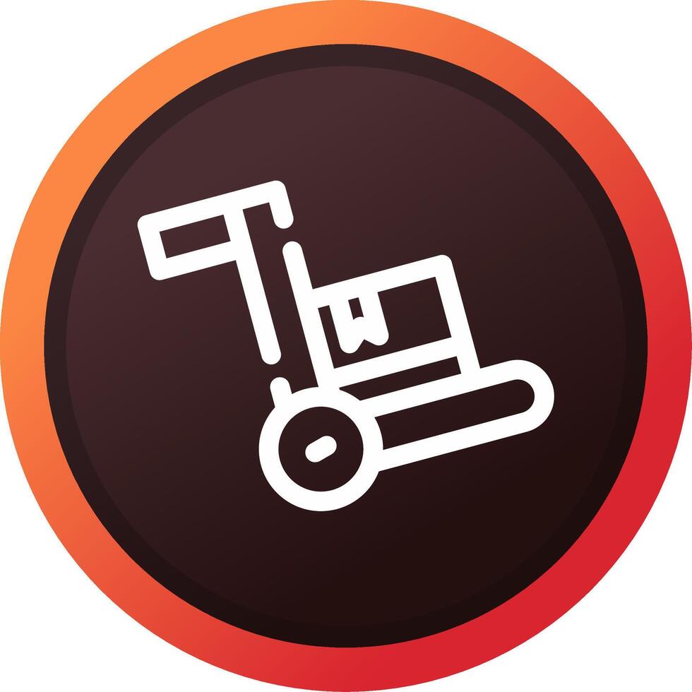 trolley creatief icoon ontwerp vector