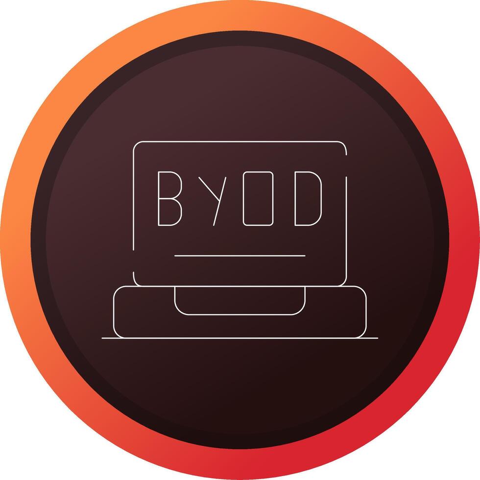 byod tour creatief icoon ontwerp vector