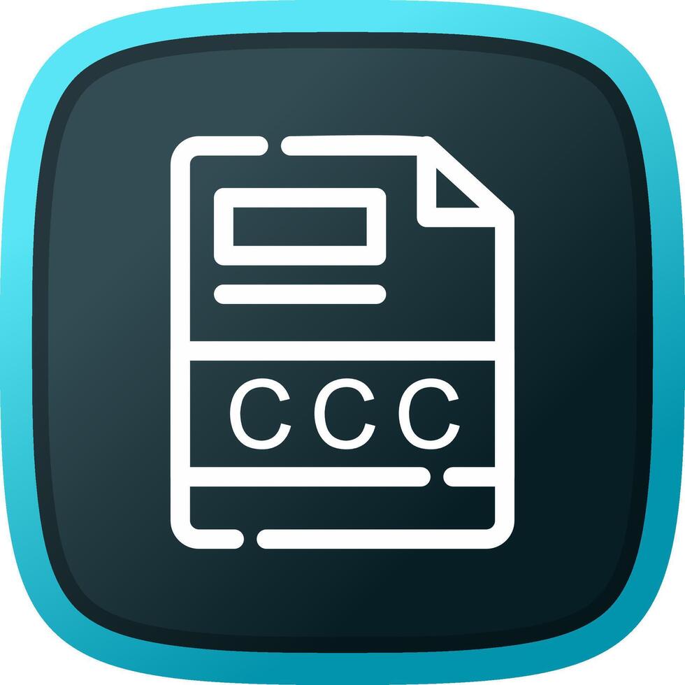 ccc creatief icoon ontwerp vector