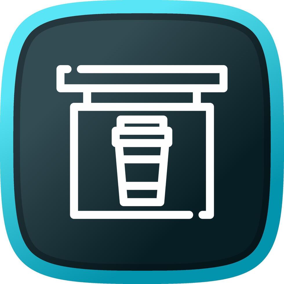 koffie winkel creatief icoon ontwerp vector