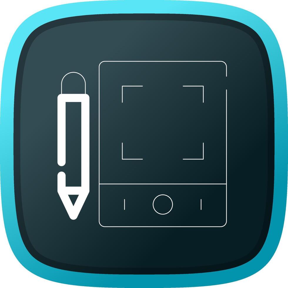 pen tablet creatief icoon ontwerp vector