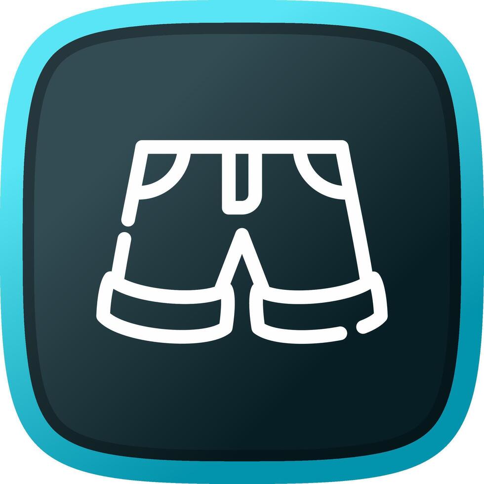 shorts creatief icoon ontwerp vector