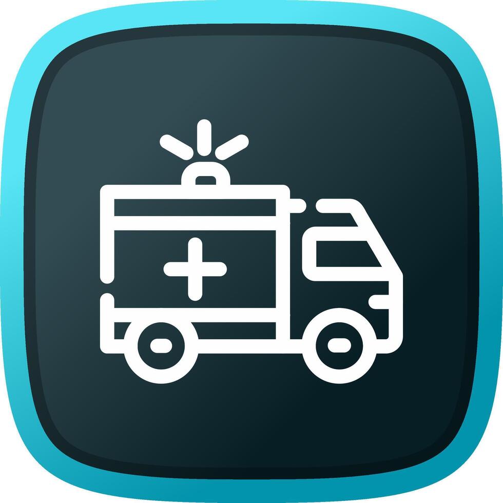 ambulance creatief icoon ontwerp vector