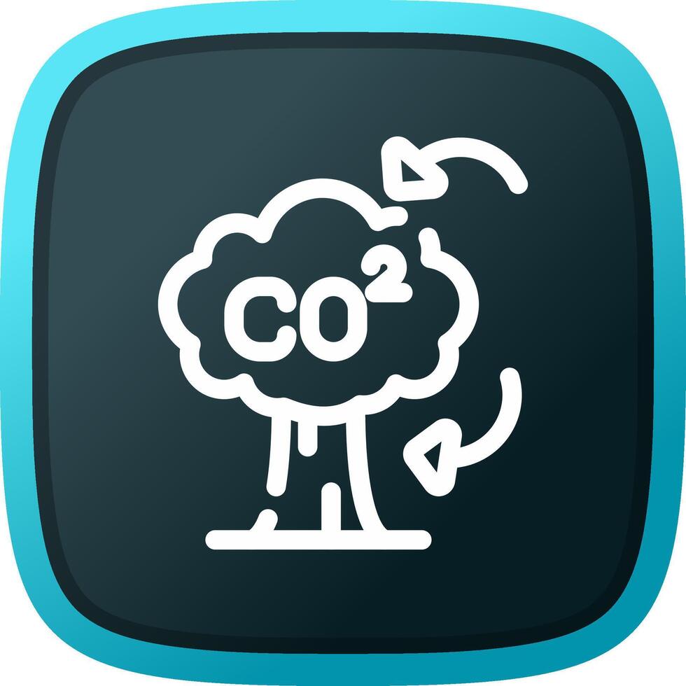 co2 creatief icoon ontwerp vector