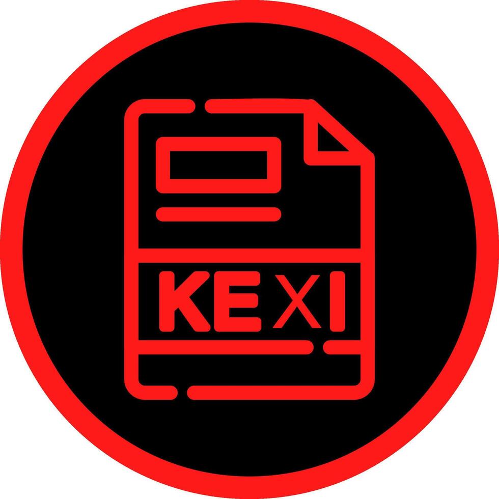 kexi creatief icoon ontwerp vector