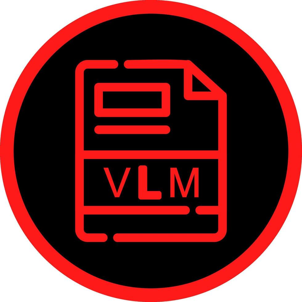 vlm creatief icoon ontwerp vector