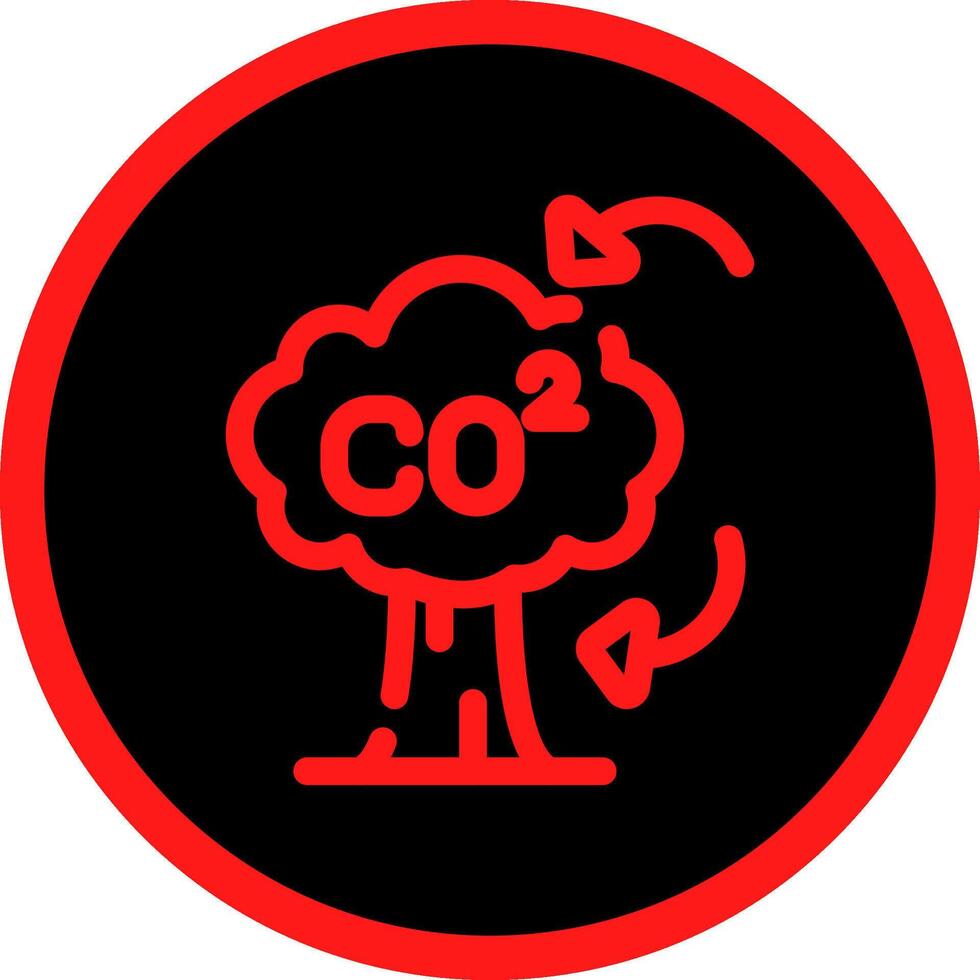 co2 creatief icoon ontwerp vector