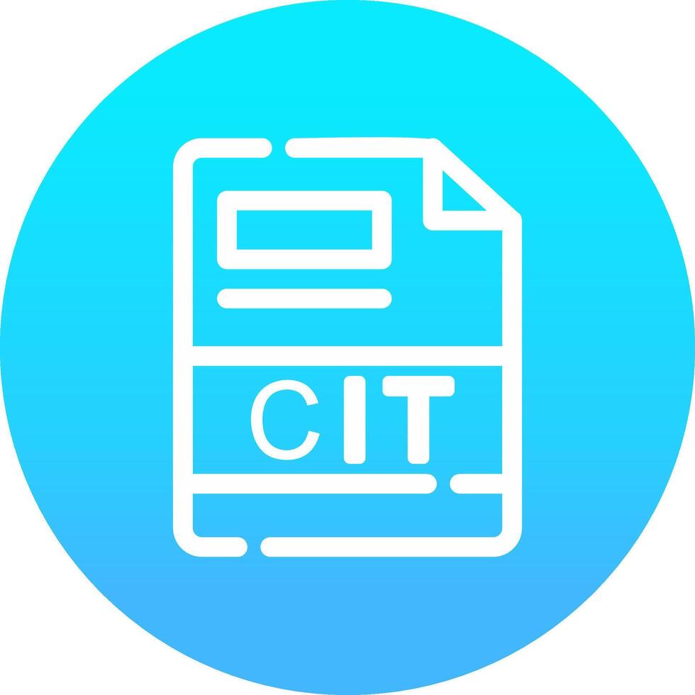 cit creatief icoon ontwerp vector