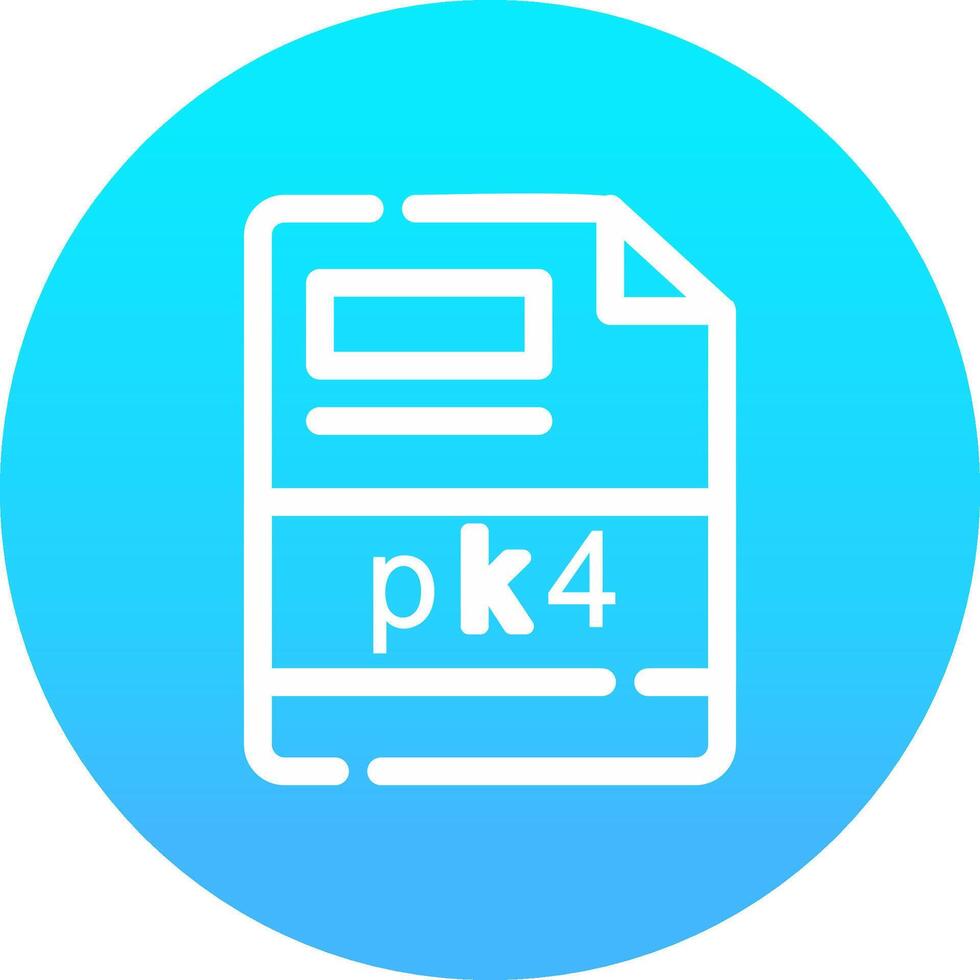 pk4 creatief icoon ontwerp vector