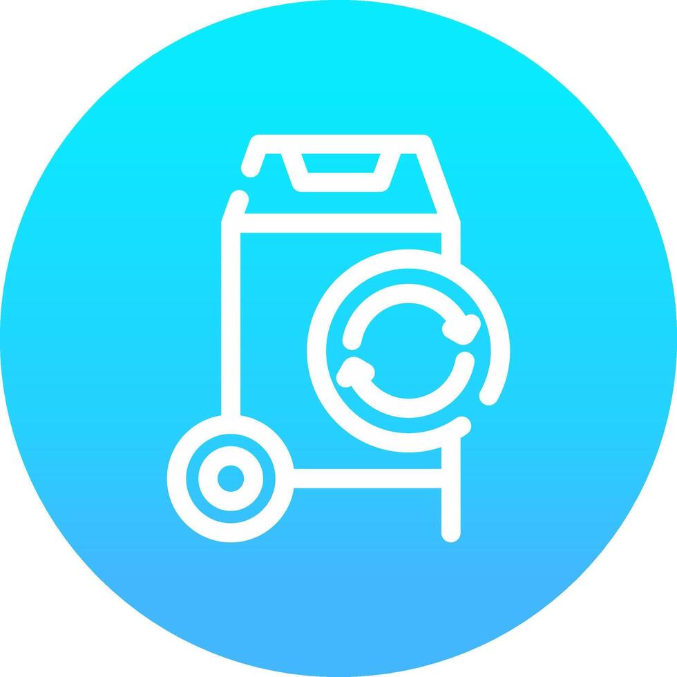 recycle creatief icoon ontwerp vector
