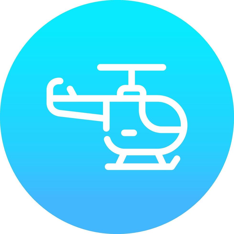 helikopter creatief icoon ontwerp vector