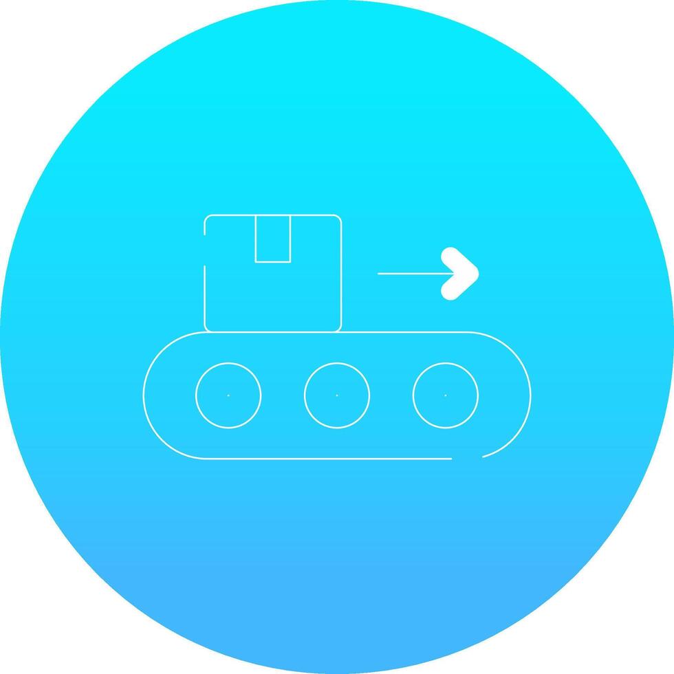 transportband riem creatief icoon ontwerp vector